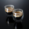 2-6PCS 80ml Double-layer Insulated Glass Cup High Borosilicate Glass Coffee Milk Mug Tea Cup Restaurant Household Drinkware Gift