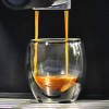2-6PCS 80ml Double-layer Insulated Glass Cup High Borosilicate Glass Coffee Milk Mug Tea Cup Restaurant Household Drinkware Gift