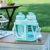 1600ML Split Warehouse Double Drink Carrying Kettle Portable Sport Straw Cup with Strap Creative Milk Tea Water Bottle Drinkware