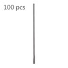 100Pcs/Lot 304 Stainless Steel Drinking Straws Reusable Metal Straight Bent Straw Eco-friendly Party Bar Drinkware Supplies