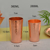 Pure Copper Cup for Coffee Powder Mugs Handcrafted Hammered Drinkware