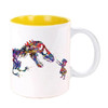 Watercolor Girl & Dinosaur Cup Cocoa Coffee Mugs Tea Mugen Friend Gifts Home Decal Milk Tableware Coffeeware Teaware Drinkware