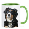 Mountain Dog Ceramic Mugs, Tea Cups, Cocoa Coffee Mugs, Coffeeware, Home Decal, Funny Gift Idea, Tableware Teaware, Drinkware
