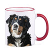 Mountain Dog Ceramic Mugs, Tea Cups, Cocoa Coffee Mugs, Coffeeware, Home Decal, Funny Gift Idea, Tableware Teaware, Drinkware