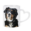 Mountain Dog Ceramic Mugs, Tea Cups, Cocoa Coffee Mugs, Coffeeware, Home Decal, Funny Gift Idea, Tableware Teaware, Drinkware