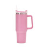 Stainless Steel Tie Dye Thermal Water Bottle Coffee Straw Cup 40 Oz Tumbler with Handle Drinkware Travel Car Mug Thermos Bottle