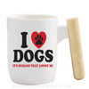 Funny I Love Dogs Mugs Handle Tea Coffee Cups Creative Milk Drinkware Personality Morph Coffeeware Home Decor Birthday Gifts