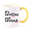 It's LeviOsa Not LeviosA Mugs With Handle Tea Coffee Cups Creative Milk Drinkware Morph Coffeeware Home Decor Birthday Gifts