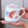 Ceramic Chinese Style Teacups, Drinkware Mugs, Tea Cup Set, Coffee Cups, 400ml, I155