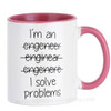 Engineer Ceramic Coffee Mugs for Home Decor, Mugs for Tea and Milk, Drinkware for Friends, Gifts for Friend, Meaning of Engineer