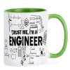 Engineer Ceramic Coffee Mugs for Home Decor, Mugs for Tea and Milk, Drinkware for Friends, Gifts for Friend, Meaning of Engineer