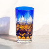 Blue Beer Whiskey Water Vodka Beverage Glasses Edo Kiriko Glass Hand Cut To Clear Crystal Wine Glass Cup Drinkware 9oz/250ml