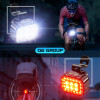 Bicycle Safety Warning Headlight&Taillight USB Charge Front Rear Bicycle Safety Warning Headlight&Taillight USB Charge Front Rear