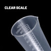 100ML Plastic Measuring Cup Transparent Scale Measuring Cup Pour Spout Without Handle Liquid Container For Kitchen Bar Supplies