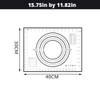 Extra Large 32"x24" Silicone Baking Mat - Non-Stick Non-Skid Pastry Mat with Measurements by Leeseph (Red & Black)