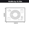 Extra Large 32"x24" Silicone Baking Mat - Non-Stick Non-Skid Pastry Mat with Measurements by Leeseph (Red & Black)