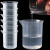 100ml Transparent Measuring Cup Scale Beaker Cups Lab Chemical Laboratory Liquid Container Measure Jugs Kitchen Baking Bar Tools