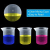 100ml Transparent Measuring Cup Scale Beaker Cups Lab Chemical Laboratory Liquid Container Measure Jugs Kitchen Baking Bar Tools