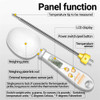2 in 1 Electronic Kitchen Scale LCD Digital Measuring Food Flour Digital Spoon Scale Mini Kitchen Tool Forfood Thermometer Scale