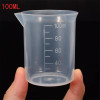 100 ML Plastic Graduated Measuring Cup Liquid Container Epoxy Resin Silicone Making Tool Transparent Mixing Cup Tools