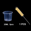 10-1000ml plastic measuring cup, beaker laboratory, transparent measuring cup, transparent mixing cup measuring jar container
