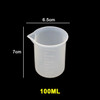 For fun 30ML-1000ML Silicone Measuring Cup Transparent With Scale Separating Cups DIY Cake Epoxy Resin Jewelry Making Tools