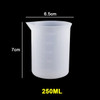 For fun 30ML-1000ML Silicone Measuring Cup Transparent With Scale Separating Cups DIY Cake Epoxy Resin Jewelry Making Tools