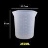 For fun 30ML-1000ML Silicone Measuring Cup Transparent With Scale Separating Cups DIY Cake Epoxy Resin Jewelry Making Tools