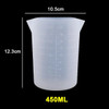 For fun 30ML-1000ML Silicone Measuring Cup Transparent With Scale Separating Cups DIY Cake Epoxy Resin Jewelry Making Tools