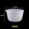 For fun 30ML-1000ML Silicone Measuring Cup Transparent With Scale Separating Cups DIY Cake Epoxy Resin Jewelry Making Tools