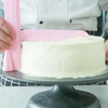 Plastic Adjustable Smoothing Cake Scraper Cream Butter Screed with Scaled Ruler Decorating Tools Spatula