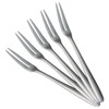 5PCS Bbq Meat Fork Luxury High-quality Fruit Fork Tableware Kitchen Supplies Long Cutlery Forks Dinner Fruit Dessert Fork