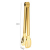 18-Styles Gold BBQ Food Tongs Steak Clip Stainless Steel Hollow Cake Bread Grill Clamp Cooking Utensils Kitchen Accessories