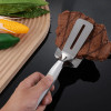 Stainless Steel Frying Shovel Clip Multifunctional Steak BBQ Tongs Frying Fish Spatula Clip Bread Clip Household Kitchen Gadgets