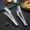 9/12/14 Inches 304 Stainless Steel Pasta Tongs Food Clip Steak Bread BBQ Meat Salad Picnic Party Kitchen Baking Cooking Tools