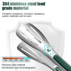 Kitchen Food Tongs Cookware Bbq Anti-slip for Cooking 7/9/12 Inches Stainless Steel Cookware Kitchen Tools Accessory Bq Utensils
