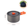 Camping Cookware Set Aluminum Water Kettle Outdoor Tableware Kettle Cookset Picnic Cooking Utensils Cooking Pan Bowl Hiking Bbq