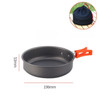 Camping Cookware Set Aluminum Water Kettle Outdoor Tableware Kettle Cookset Picnic Cooking Utensils Cooking Pan Bowl Hiking Bbq