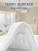 Waterproof Mattress Cover Terry Cloth Soft Durable Breathable Fitted Sheet Bed Pad Protector Full Size for Home 90x200