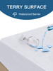 Waterproof Mattress Cover Terry Cloth Soft Durable Breathable Fitted Sheet Bed Pad Protector Full Size for Home 90x200