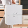 Storage box for bed cover organizer Folding box Pill organizer Clothes Mattress cover sheet organizer