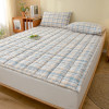 Japanese Grid Quilted Pad, Pure Washed Cotton, Thick Bedspread, Soft Mattress Cover for Single Bed, 1.35 Floor, Home Textile Japanese Grid Quilted Pad, Pure Washed Cotton, Thick Bedspread, Soft Mattress Cover for Single Bed, 1.35 Floor, Home Textile