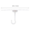 4pcs Hooks Net Ceiling Hanger Wall Canopy Bed Hook Mosquito Hangers Hanging Screw Baby Dome No Drilling Suspension