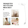 Net Mosquito Crib Stand Canopy Holder Rackbracket Baby Support Bed Accessories Ring Bassinetclip Netting Metal Dome Adjustable