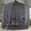 300 X230CM Patio Umbrella with Netting Canopy Screen Free Installation Mosquito