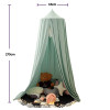 Kids Hanging Bed Canopy Baby Crib Curtain Mosquito Girl Princess Net for Home Decoration Living Corner Play Reading Nook Decor