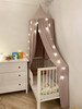 Kids Hanging Bed Canopy Baby Crib Curtain Mosquito Girl Princess Net for Home Decoration Living Corner Play Reading Nook Decor