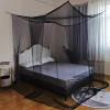 Fashionable Sexy Mosquito Net Palace Four Door Bedroom King/Queen Double Size Home Bed Prevent Insect mosquitoes Outdoor Square