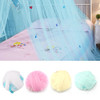 Dome hanging mosquito net 4 Colors Girls Room Decor Easy to Install Lace Bed Canopy Kids Baby Bedding