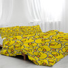 Dense Little Yellow Duck Design Bedding Set Decorative 3 Pieces Duvet Cover with 2 Pillow Shams For Family Home Bed